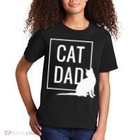 Cat Dad Funny Cat Owner Father Kids T-Shirt thumb 2