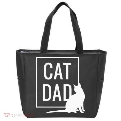Cat Dad Funny Cat Owner Father Tote Bag