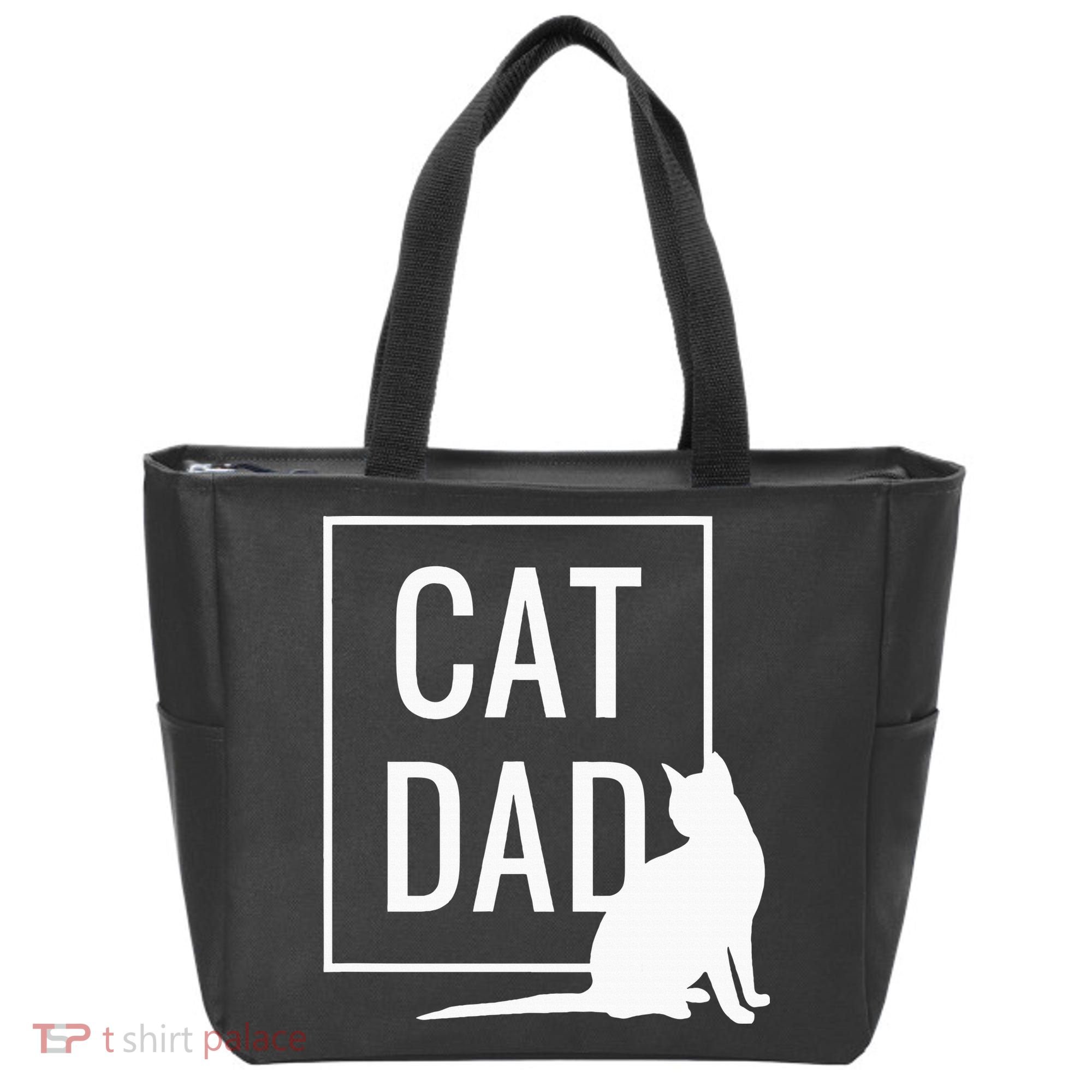 Cat Dad Funny Cat Owner Father Tote Bag