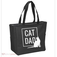 Cat Dad Funny Cat Owner Father Tote Bag thumb 2