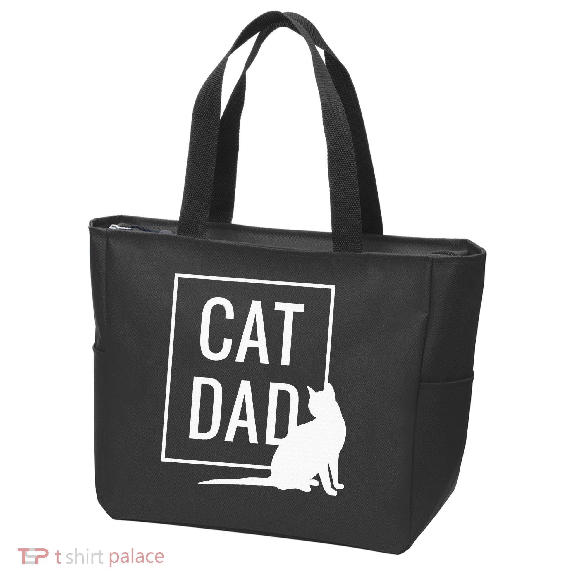 Cat Dad Funny Cat Owner Father Tote Bag