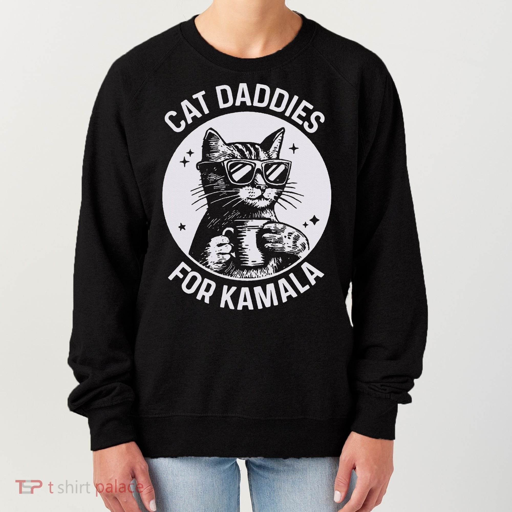 Cat Daddies For Kamala Harris Women's Sweatshirt