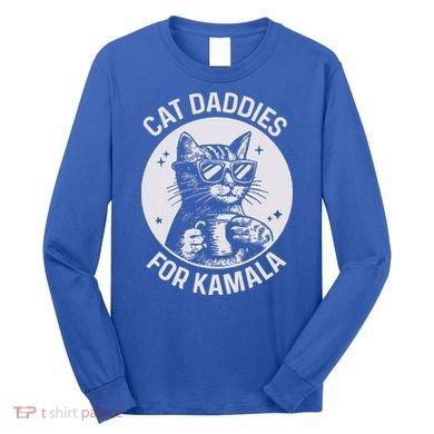 Cat Daddies For Kamala Harris Long Sleeve Shirt