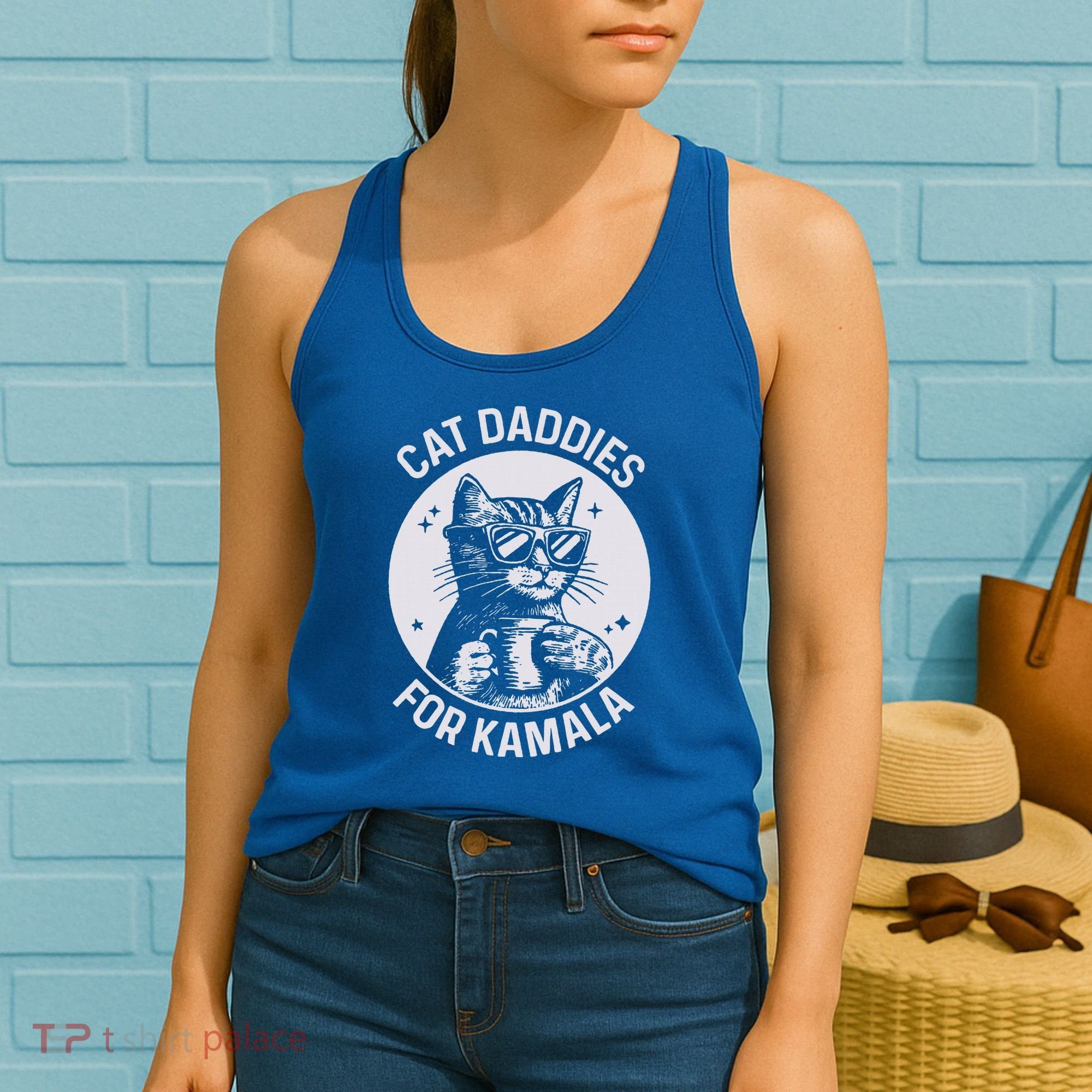 Cat Daddies For Kamala Harris Women's Tank Top