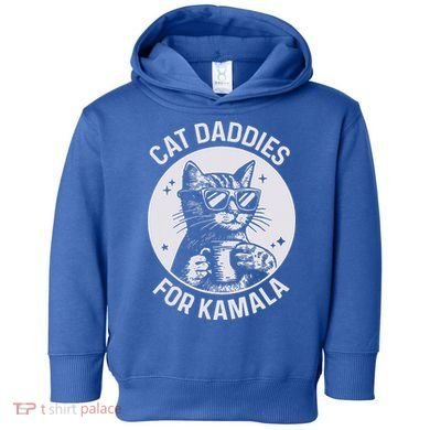 Cat Daddies For Kamala Harris Toddler Hoodie