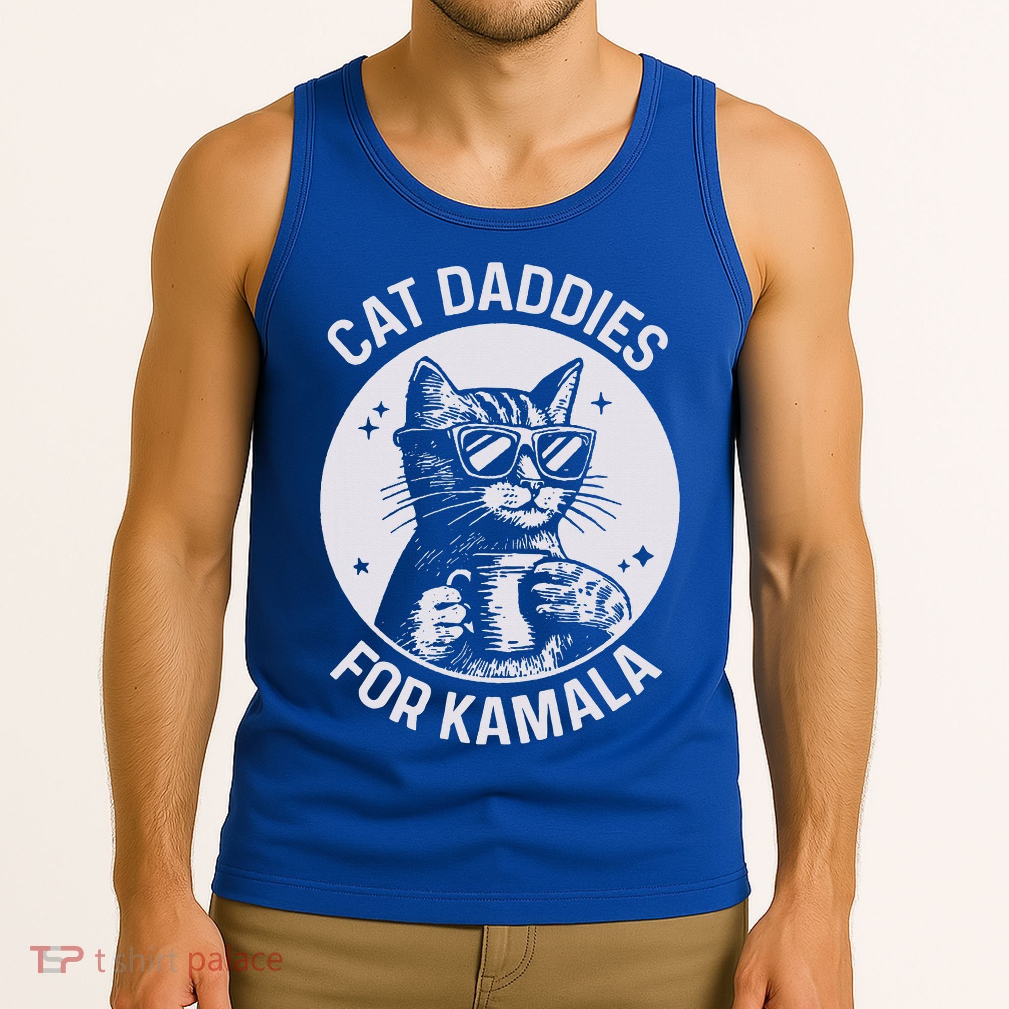 Cat Daddies For Kamala Harris Tank Top