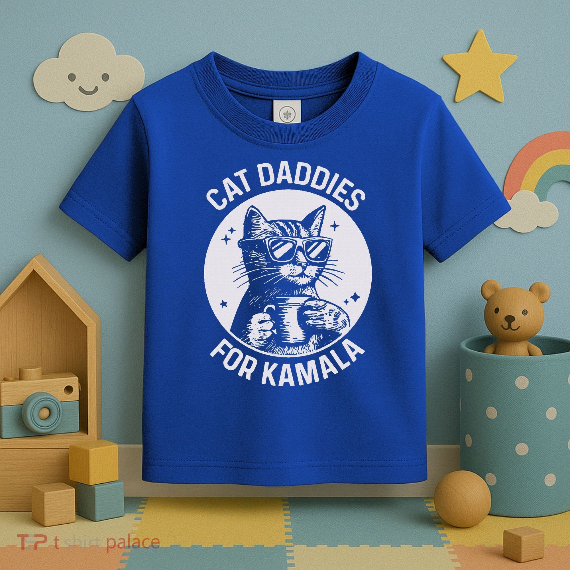 Cat Daddies For Kamala Harris Toddler T-Shirt