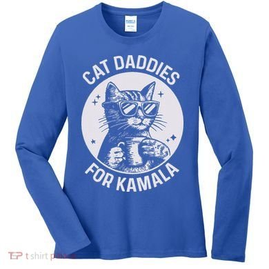 Cat Daddies For Kamala Harris Women's Long Sleeve Shirt