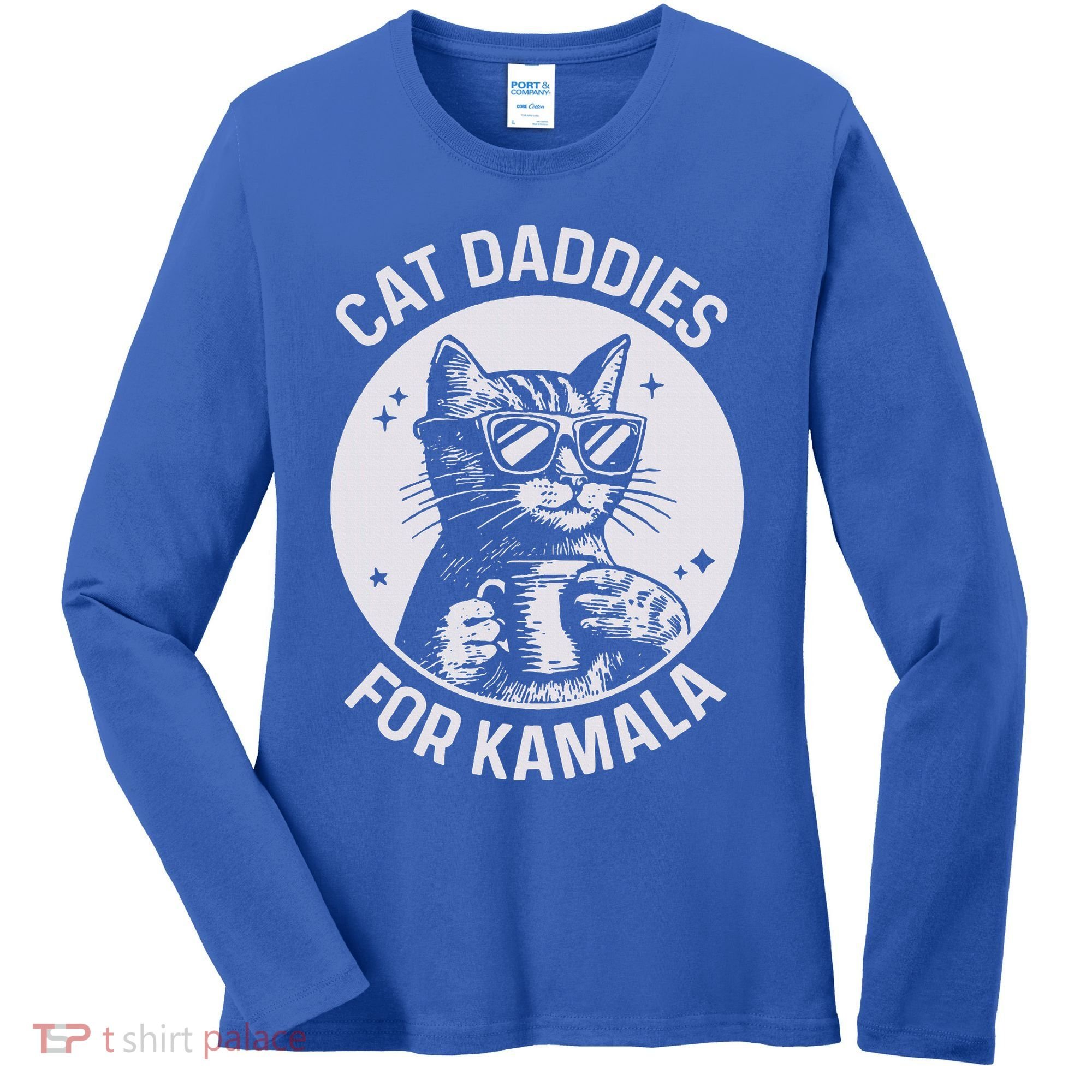 Cat Daddies For Kamala Harris Women's Long Sleeve Shirt