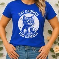 Cat Daddies For Kamala Harris Women's T-Shirt thumb 2