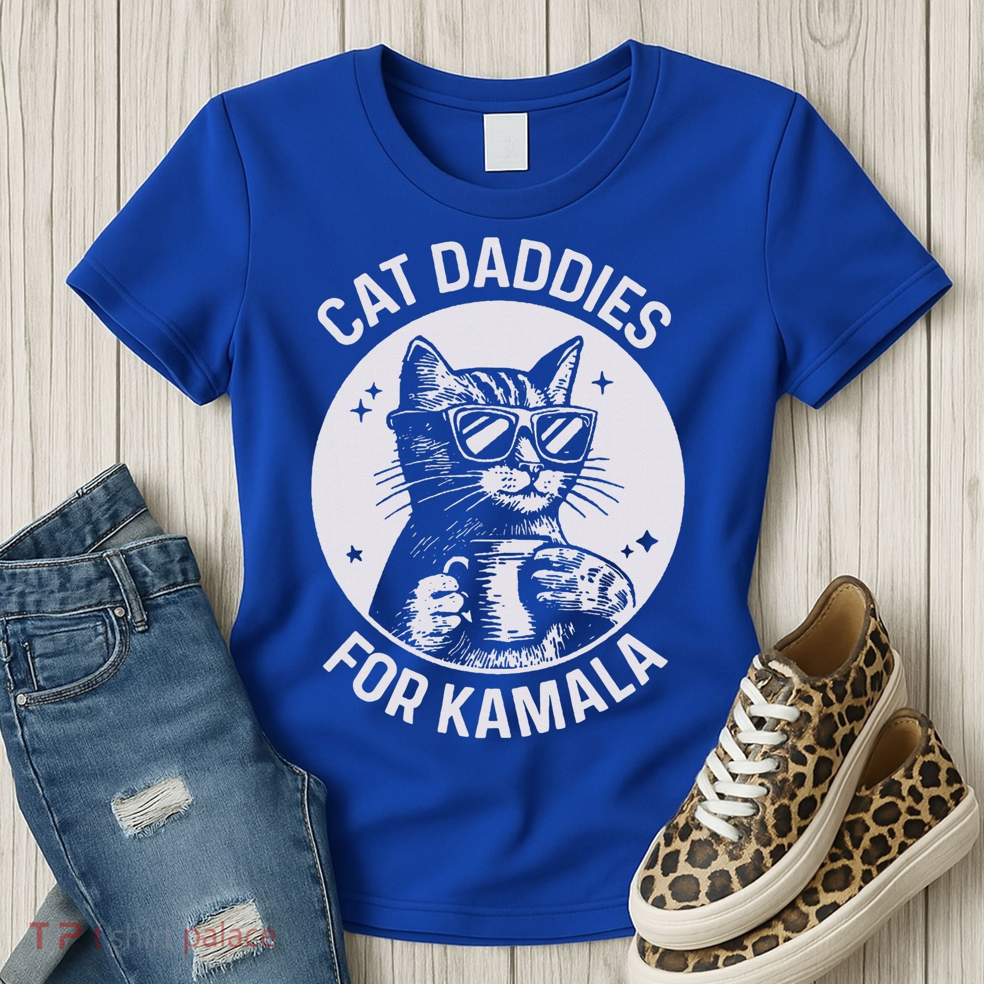 Cat Daddies For Kamala Harris Women's T-Shirt