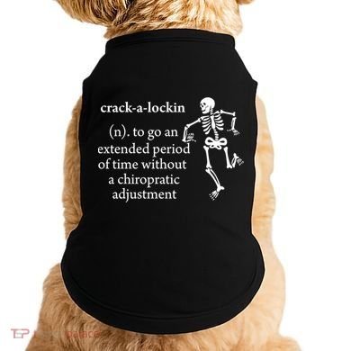 Chiropractor Definition Funny Chiropractic Humor Chiro Lover Gift Doggie Tank