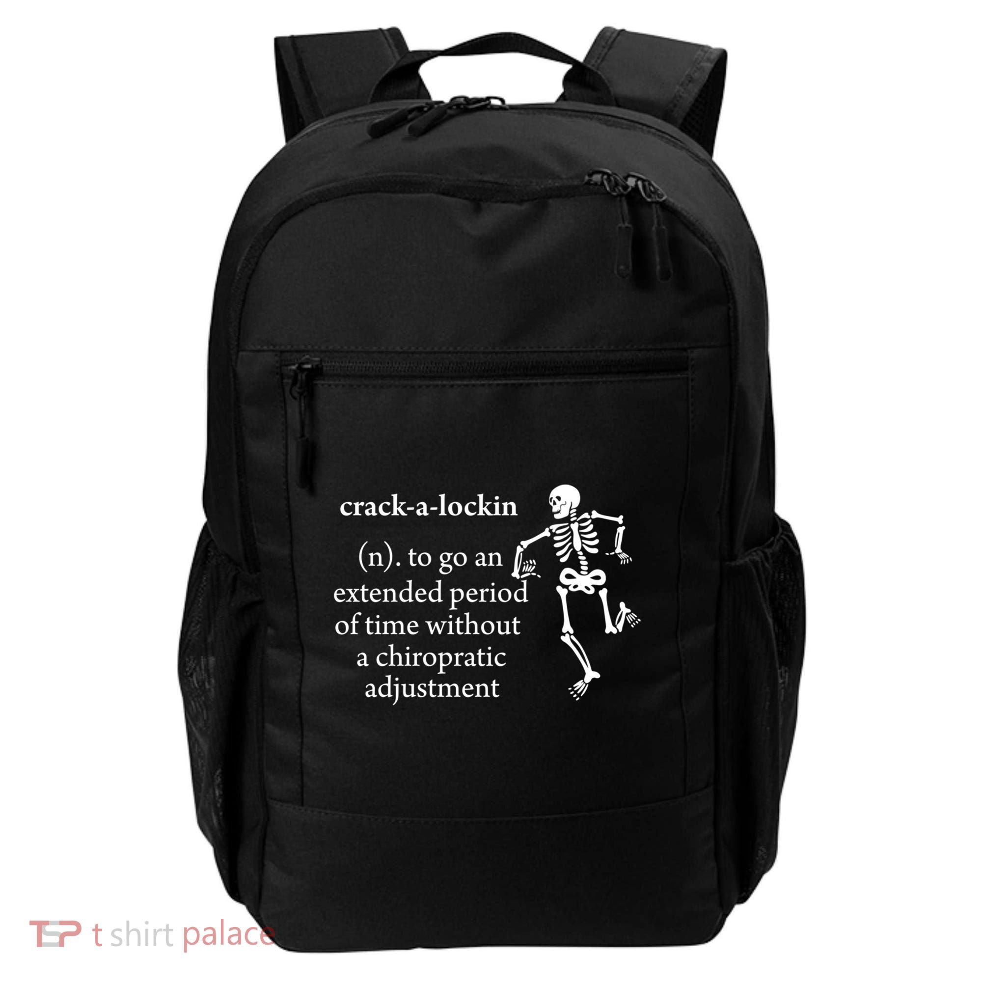 Chiropractor Definition Funny Chiropractic Humor Chiro Lover Gift Backpack