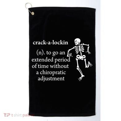 Chiropractor Definition Funny Chiropractic Humor Chiro Lover Gift Golf Towel