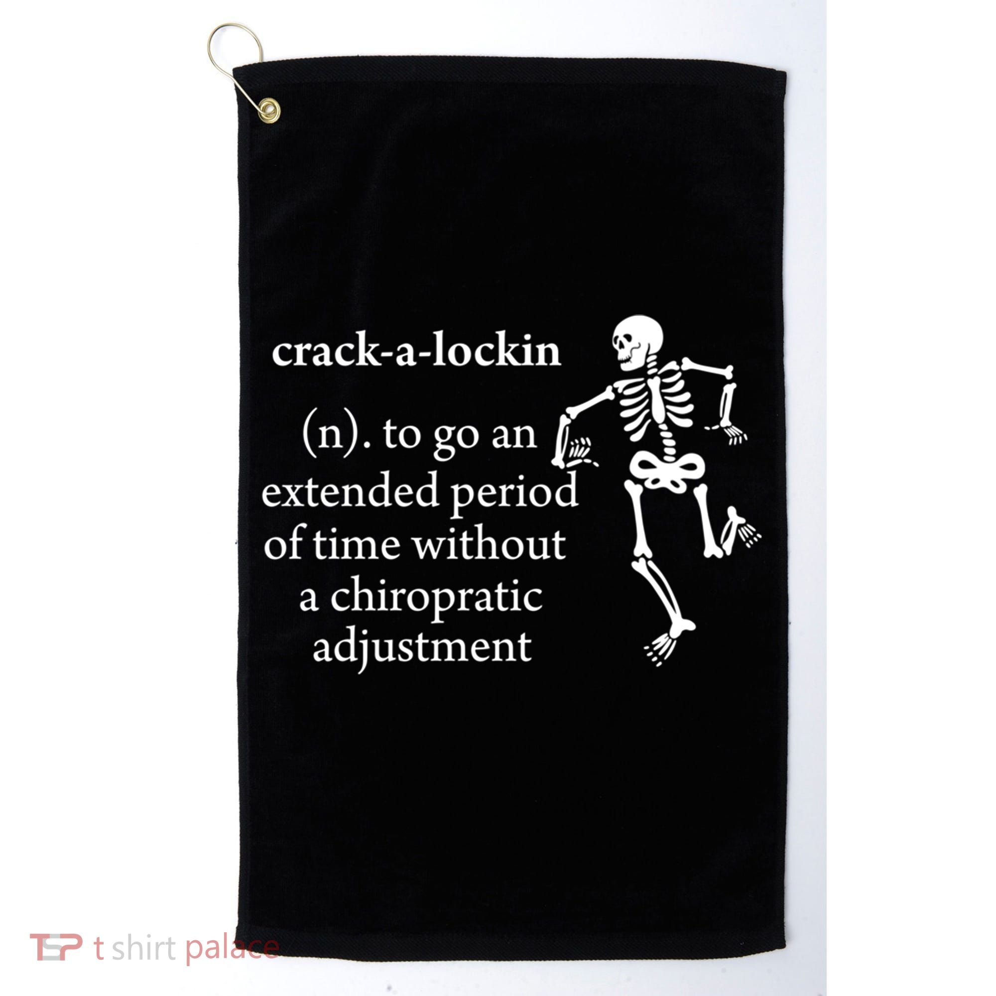 Chiropractor Definition Funny Chiropractic Humor Chiro Lover Gift Golf Towel