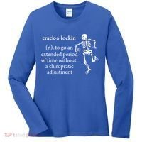 Chiropractor Definition Funny Chiropractic Humor Chiro Lover Gift Women's Long Sleeve Shirt thumb 0