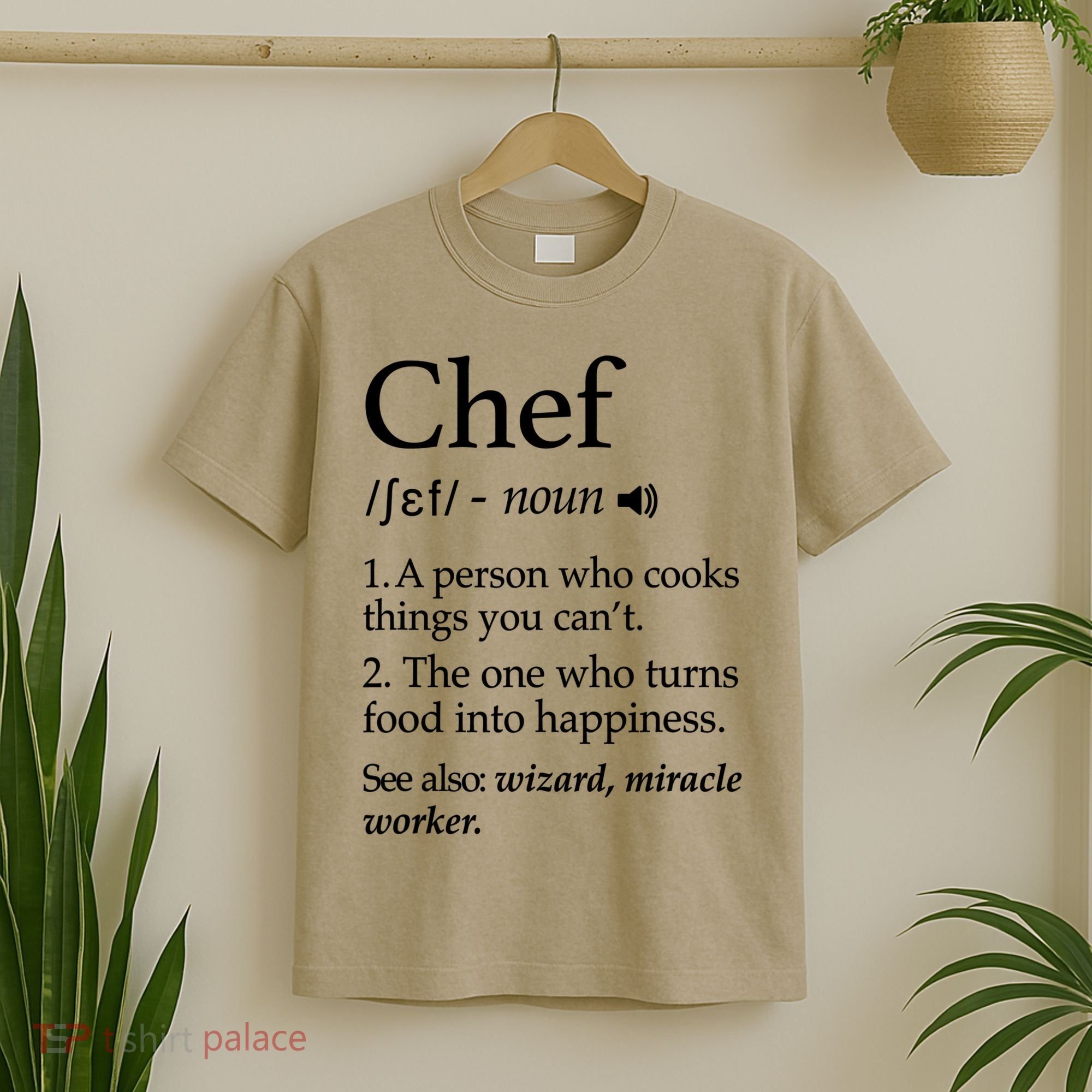 Chef Definition Funny Line Saying Cook Cooking Gifts Chefs T T-Shirt