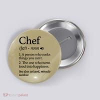 Chef Definition Funny Line Saying Cook Cooking Gifts Chefs T Button thumb 0