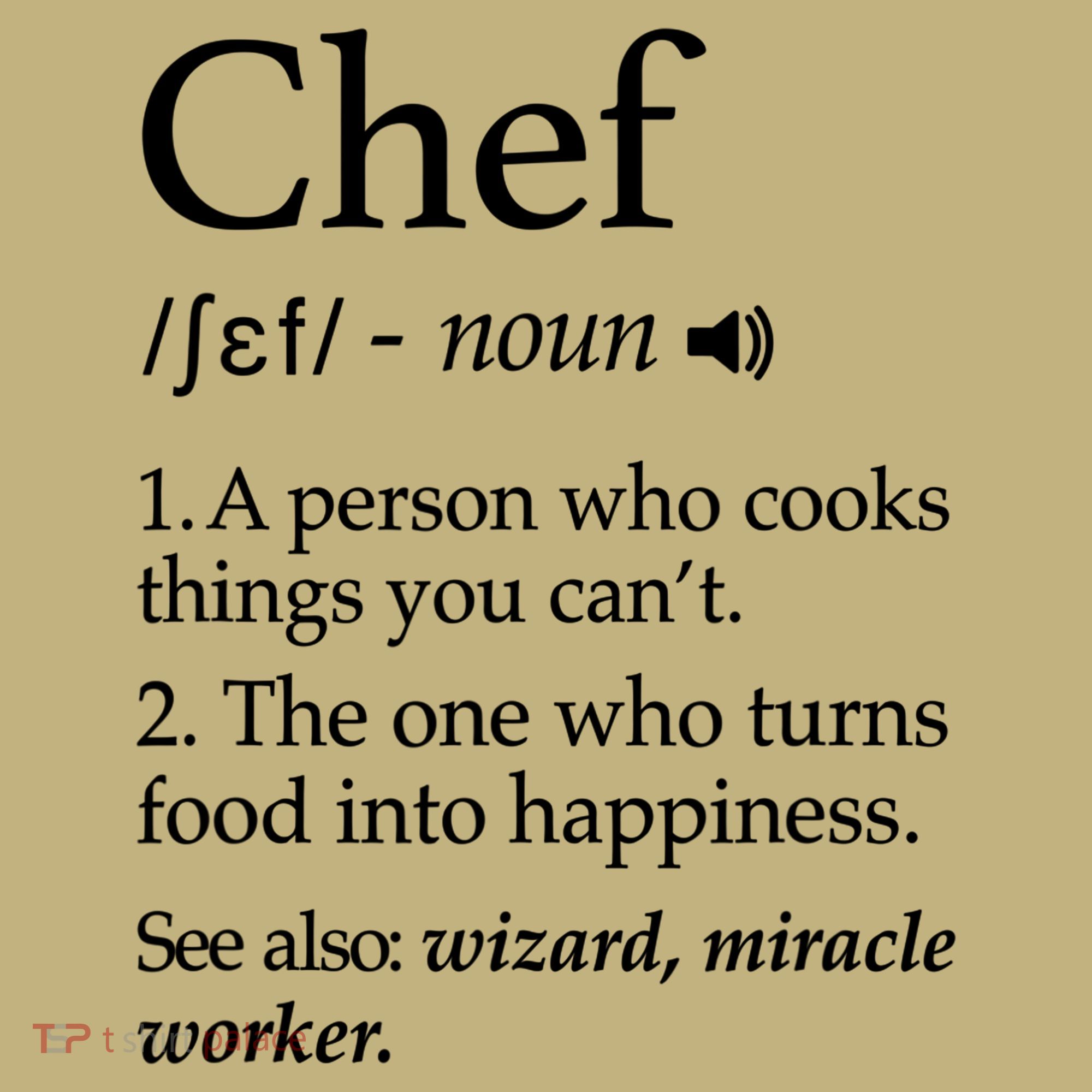 Chef Definition Funny Line Saying Cook Cooking Gifts Chefs T Polo