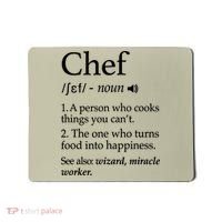 Chef Definition Funny Line Saying Cook Cooking Gifts Chefs T Mousepad thumb 0