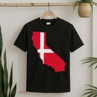 California Denmark Flag Map T-Shirt thumb 2