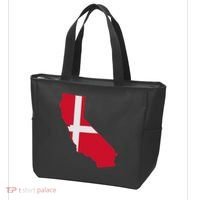 California Denmark Flag Map Tote Bag thumb 3