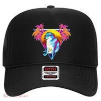Cheems Dog Funny Shiba Inu Dank Meme 80s Retro Vaporwave Hat thumb 0