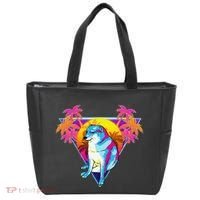 Cheems Dog Funny Shiba Inu Dank Meme 80s Retro Vaporwave Tote Bag thumb 0