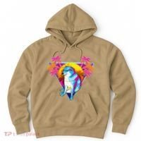 Cheems Dog Funny Shiba Inu Dank Meme 80s Retro Vaporwave Hoodie thumb 0