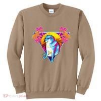 Cheems Dog Funny Shiba Inu Dank Meme 80s Retro Vaporwave Sweatshirt thumb 0