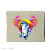 Cheems Dog Funny Shiba Inu Dank Meme 80s Retro Vaporwave Mousepad thumb 0
