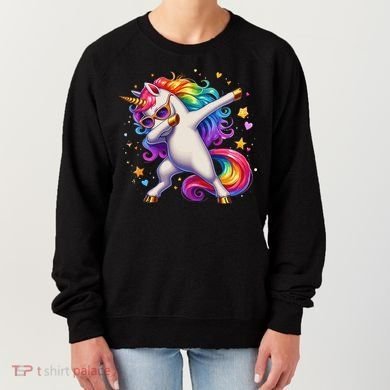 Cute Dab Funny Dabbing Unicorn Women's Sweatshirt