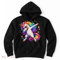 Cute Dab Funny Dabbing Unicorn Hoodie thumb 0