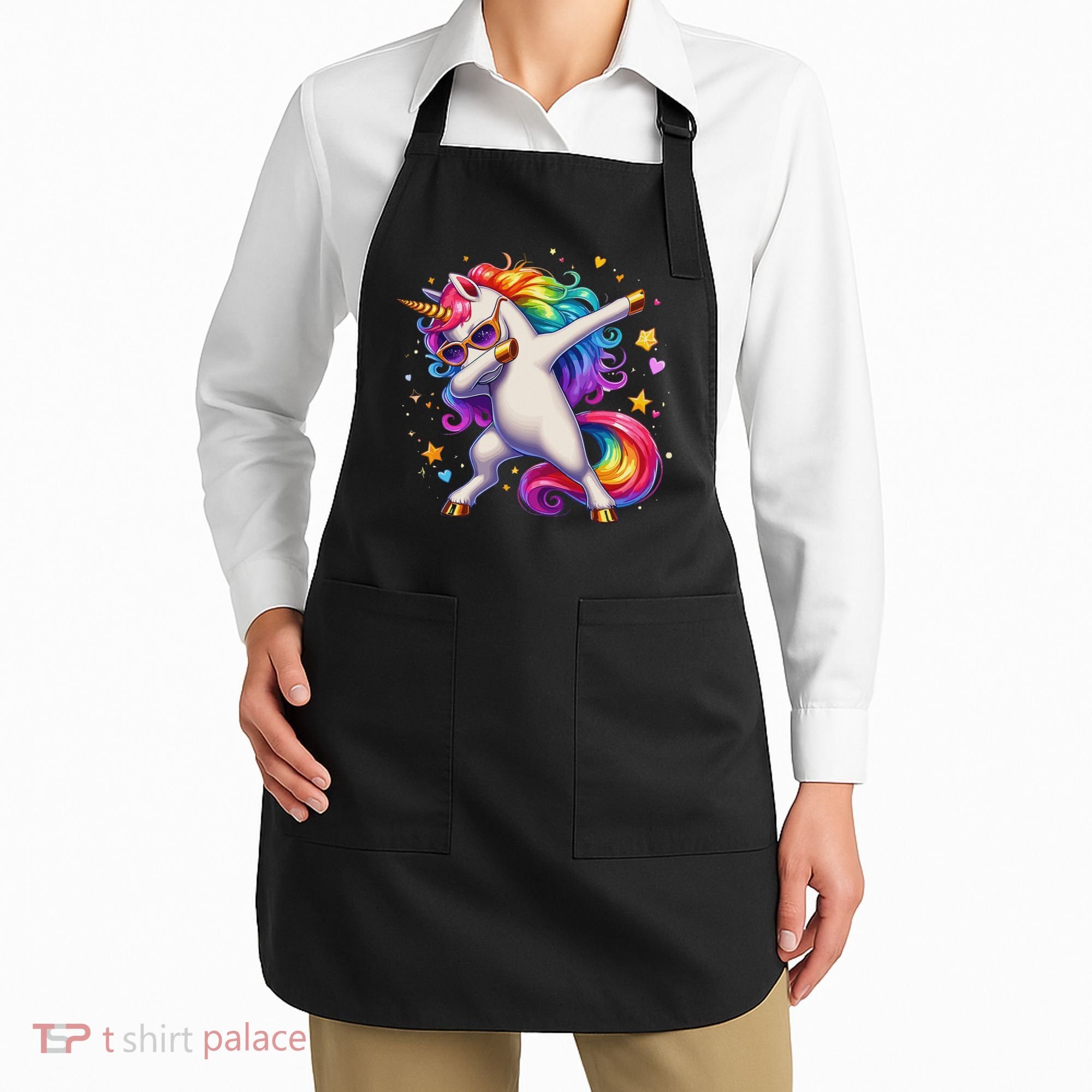 Cute Dab Funny Dabbing Unicorn Apron