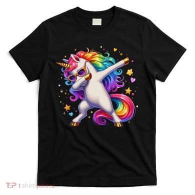 Cute Dab Funny Dabbing Unicorn T-Shirt