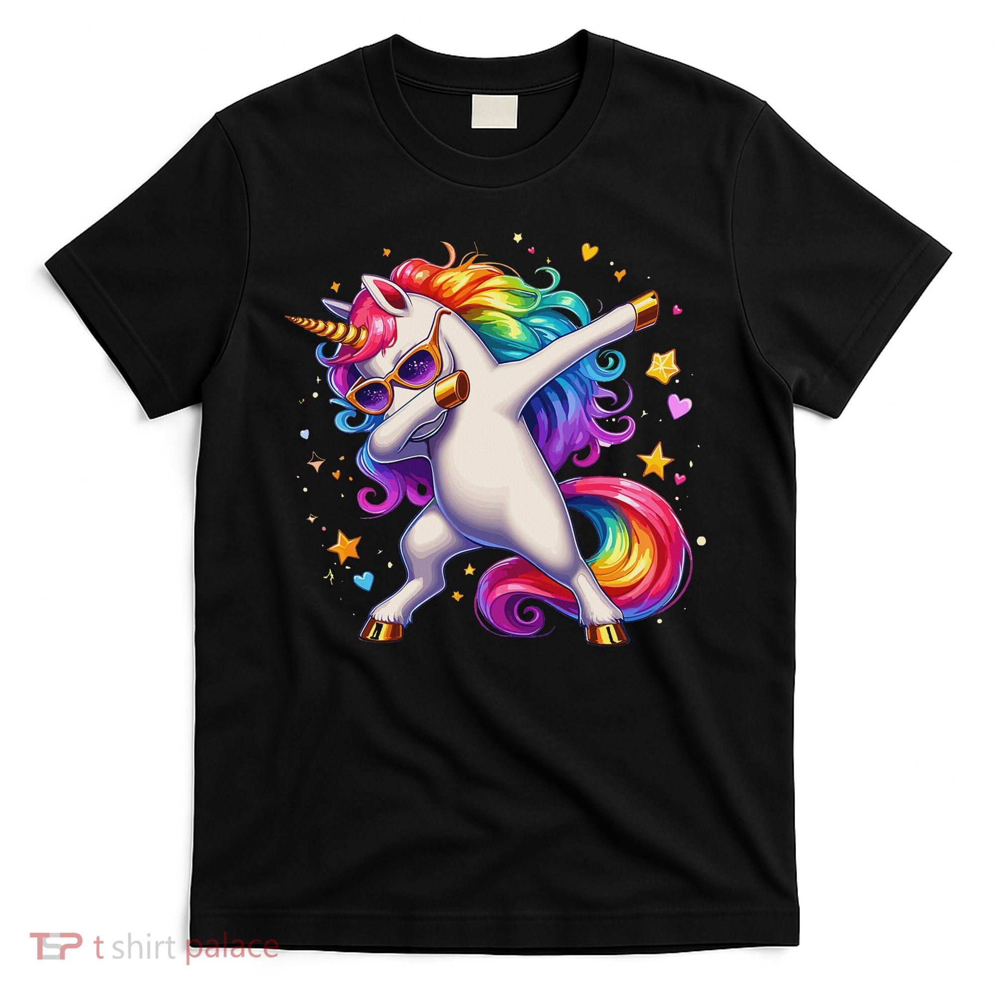 Cute Dab Funny Dabbing Unicorn T-Shirt