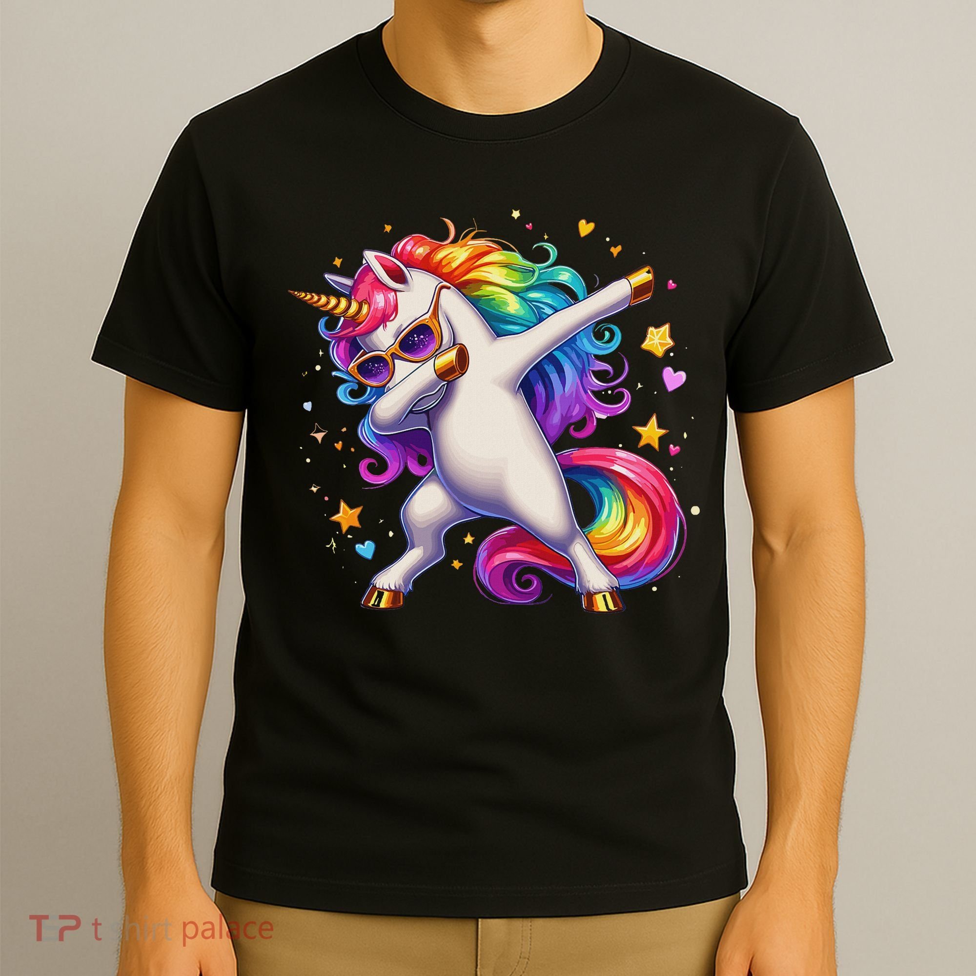 Cute Dab Funny Dabbing Unicorn T-Shirt