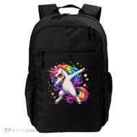 Cute Dab Funny Dabbing Unicorn Backpack thumb 0