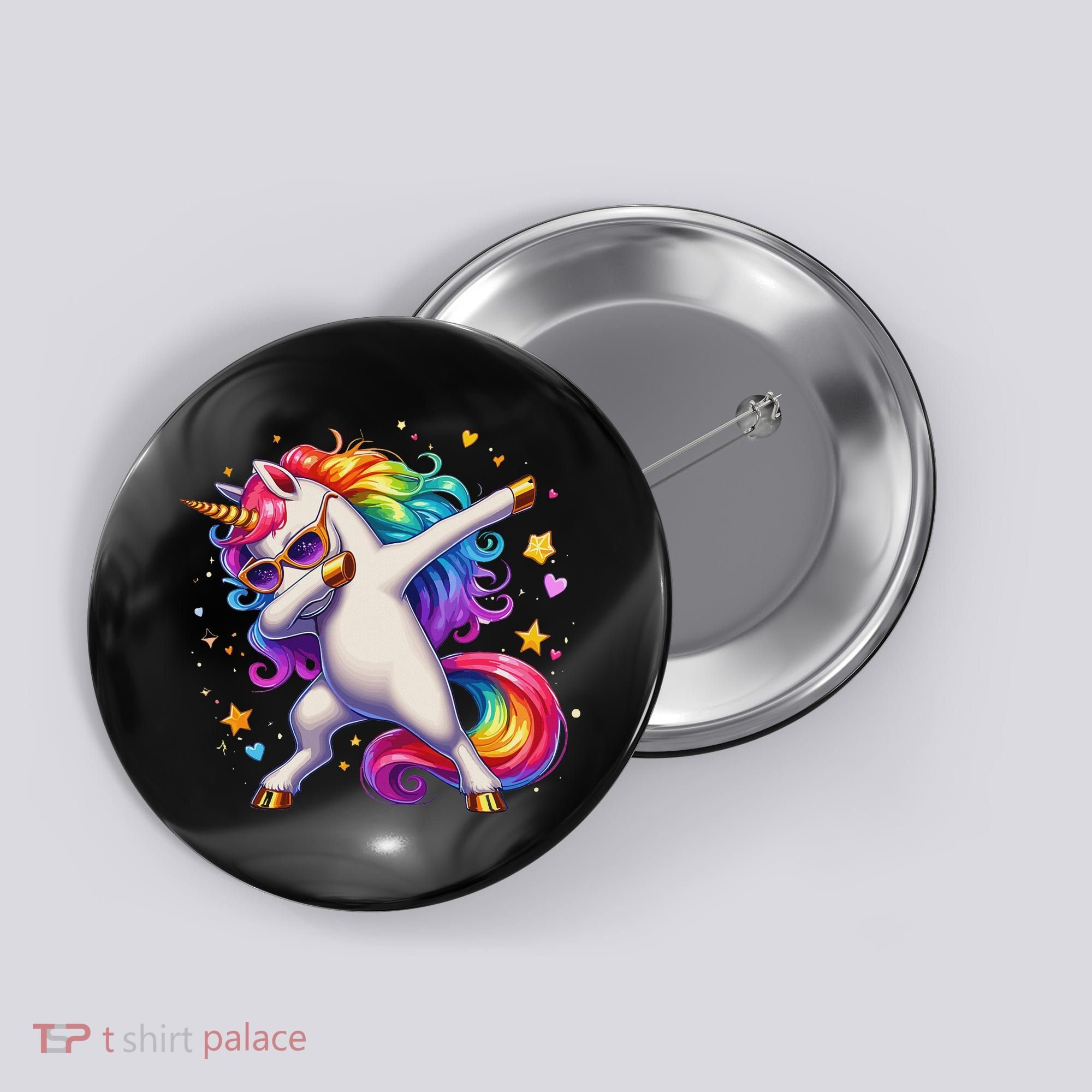 Cute Dab Funny Dabbing Unicorn Button
