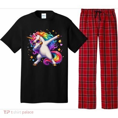 Cute Dab Funny Dabbing Unicorn Pajama Set