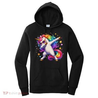 Cute Dab Funny Dabbing Unicorn Women's Hoodie