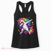 Cute Dab Funny Dabbing Unicorn Women's Tank Top thumb 0