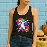 Cute Dab Funny Dabbing Unicorn Women's Tank Top thumb 2