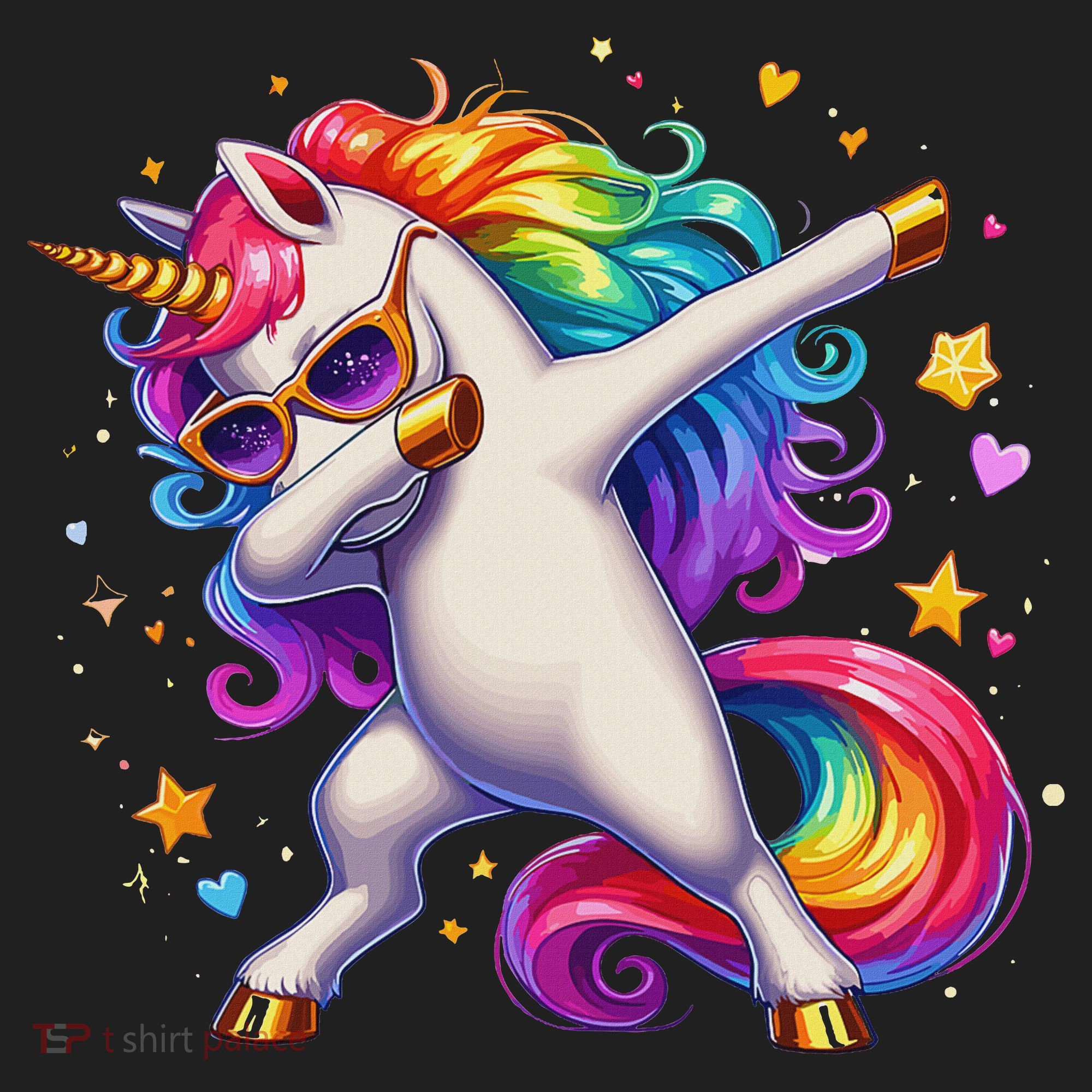 Cute Dab Funny Dabbing Unicorn Hat