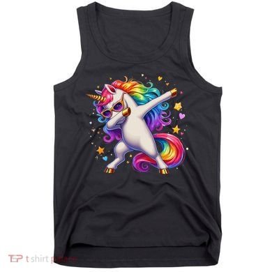 Cute Dab Funny Dabbing Unicorn Tank Top