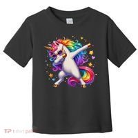 Cute Dab Funny Dabbing Unicorn Toddler T-Shirt thumb 0