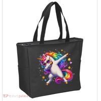 Cute Dab Funny Dabbing Unicorn Tote Bag thumb 2