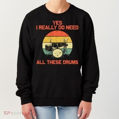 Cool Drumming Gifts Drummer Accessories & Stuff Women's Sweatshirt
