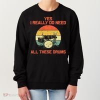 Cool Drumming Gifts Drummer Accessories & Stuff Women's Sweatshirt thumb 0