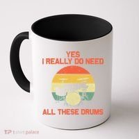 Cool Drumming Gifts Drummer Accessories & Stuff Coffee Mug thumb 0